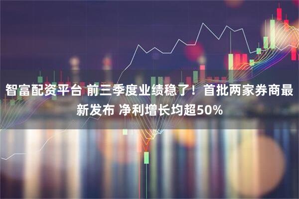 智富配资平台 前三季度业绩稳了！首批两家券商最新发布 净利增长均超50%