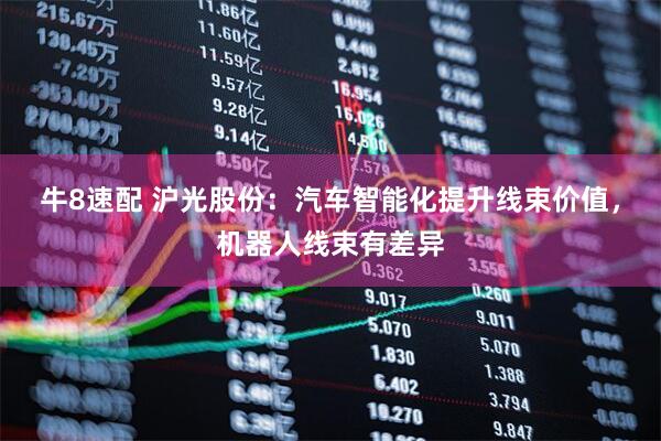 牛8速配 沪光股份：汽车智能化提升线束价值，机器人线束有差异