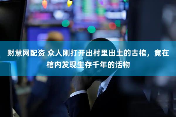 财慧网配资 众人刚打开出村里出土的古棺，竟在棺内发现生存千年的活物